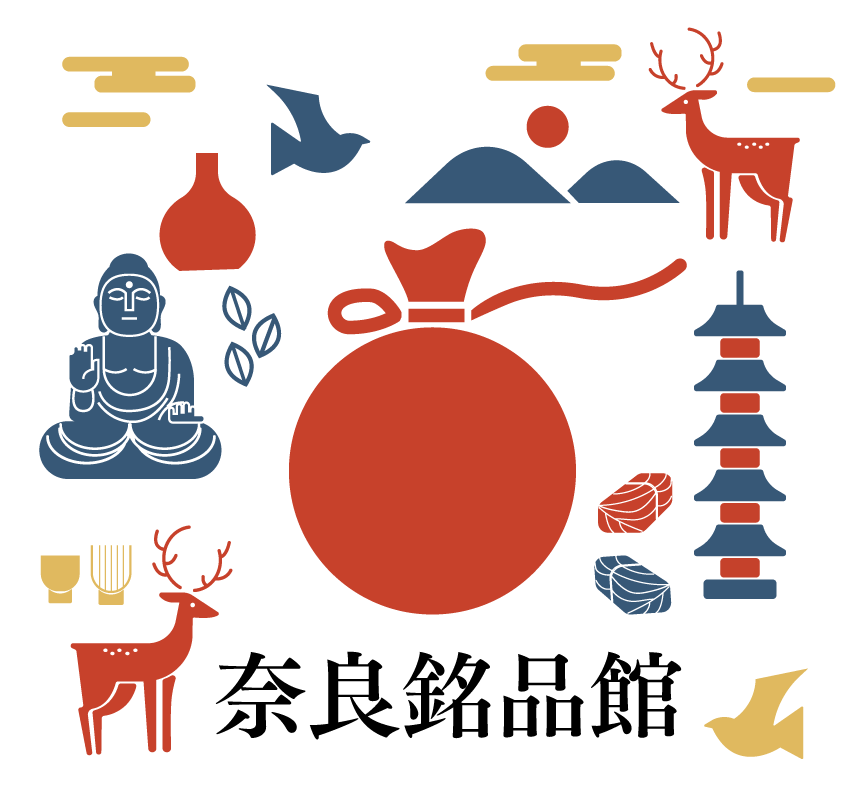 奈良銘品館ロゴとアイコン