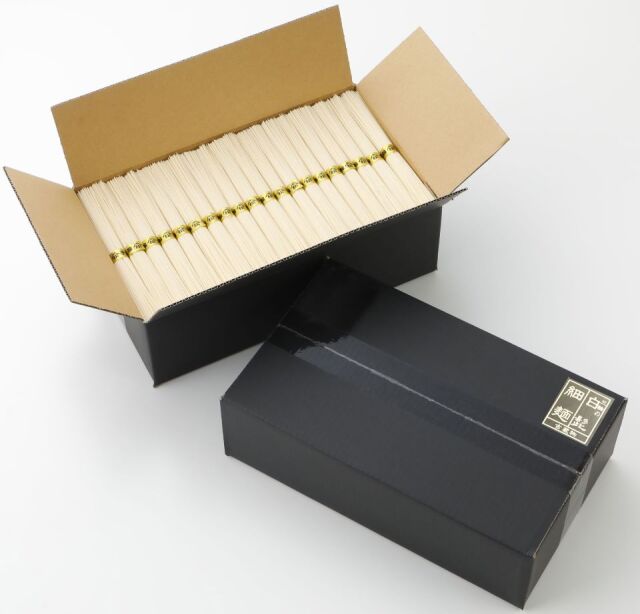 手延べ三輪の白髭 細麺 50g×100束〈KB-5K〉