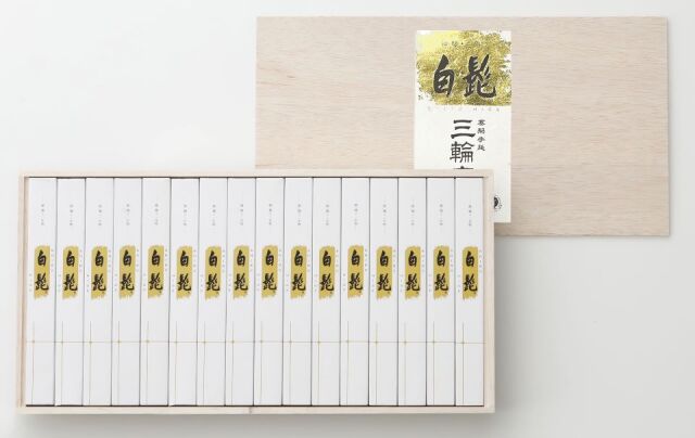 手延べ三輪の白髭 50g×16束（レシピ集付き）＜TBS-40L＞
