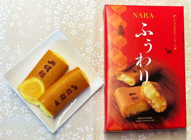 NARAふうわりメイプルカスタードロール